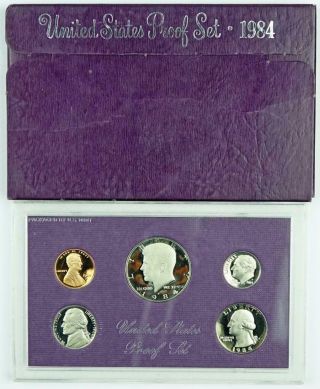 1984 United States Proof Set In Government Packaging