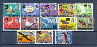 Pitcairn Island Birds 1967 Michel 72/84 Mnh