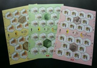 Malaysia Honey Bees 2019 Insect Flower Fauna (sheetlet) Mnh Odd Shape Unusual