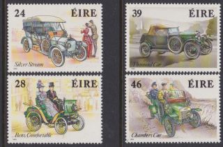 Ireland,  Scott 736 - 739,  Mnh,  1989 Irish Motoring Classics - Complete