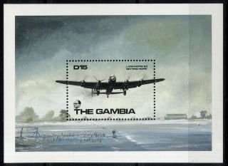Gambia 1990 - Bloc Plane Second World War Mnh