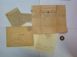 German West Africa 1912,  Wedding Invite Telegram Etc.  From Swakopmund To Windhoek
