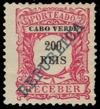 Cape Verde J19 (mi P19) - Numeral Of Value " Postage Due " (pa74957)