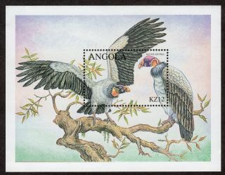 Angola: Birds (2000) Unmounted (mnh) Miniature Sheet