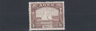 Aden 1937 S G 9 1r Brown Mnh