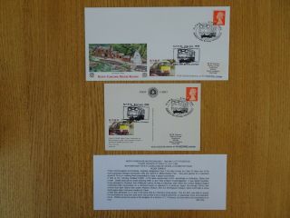 North Yorkshire Moors Railway Official First Day Stamp Post Card And Cover.