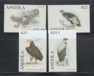 Angola 2000 Birds Sc 1138 - 1141 Complete Never Hinged