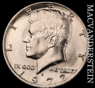 1972 - D Kennedy Half Dollar - Gem Brilliant Uncirculated I3473