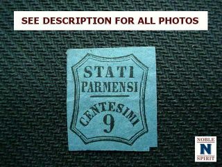 Noblespirit {ag} Exciting Parma No.  Pr2 Mh Newspaper Stamp = $875 Cv