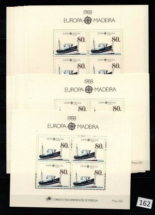 13x Madeira,  Portugal 1988 - Mnh - Europa Cept - Ships -
