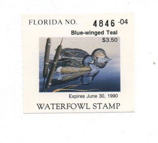 Mnh Never Hinged Fl11 Florida State Duck Stamp