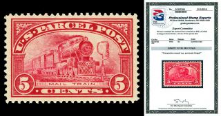 Scott Q5 1913 5c Parcel Post Issue Graded Xf 90 Ph With Pse Certificate