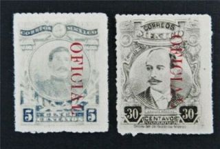 Nystamps Mexico Stamp Q138.  Q141 Og H $50 Signed