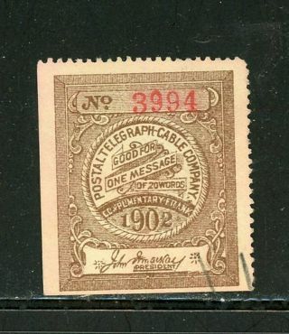 Us Scott 15t22 - - Telegraph Stamp