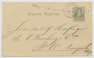 Argentina 1895 Carta Postal Letter Card