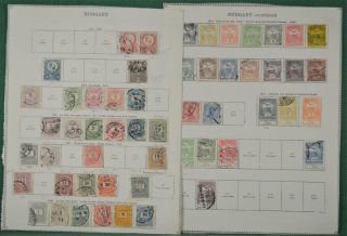 Hungary Stamps Selection Of Issues On 4 Pages (w33)
