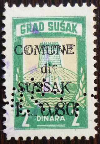 Italy Revenue Stamp Croatia Slovenia Yugoslavia N1