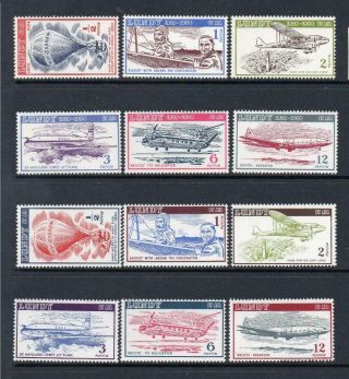 Lundy Island Mnh 1954 Silver Jubilee & Air Definitive Issue