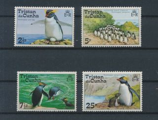Lk63181 Tristan Da Cunha Penguins Animals Birds Fine Lot Mnh