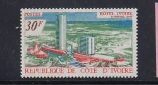 Ivory Coast 1969 Hotel Architecture Sc 278 Mnh