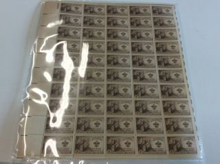 1950 Us Stamp.  03c Boy Scouts Of America Full Sheet Of 50 24224 Mnh