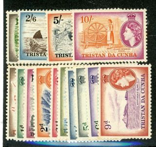 Tristan Da Cunha - - Complete Set Scott 14 - 27