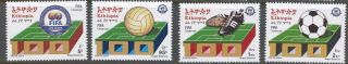 Ethiopia 2004 Fifa Foot Ball Soccer Stamp Mnh Set
