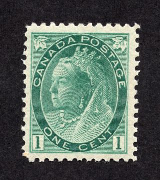 Canada 75 1 Cent Grey Green Queen Victoria Numeral Issue Mnh