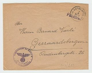Germany:1942:cover For Army Officer At 