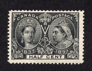 Canada 50 1/2 Cent Black Queen Victoria Diamond Jubilee Issue Mh
