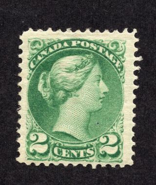 Canada 36 2 Cent Green Queen Victoria Small Queen Issue Mnh