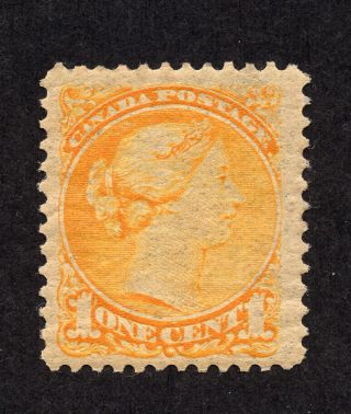 Canada 35 1 Cent Yellow Queen Victoria Small Queen Issue Mnh