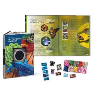 Usps 2017 Stamp Yearbook W/collectible Stamps
