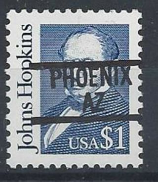 Arizona Precancels,  $1.  00 Johns Hopkins,  Phoenix,  Type 839