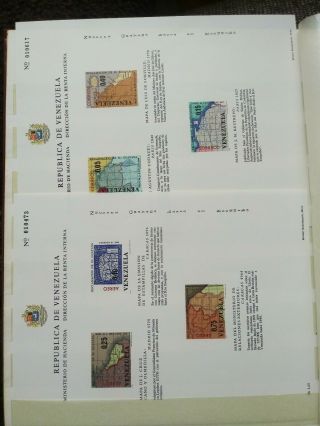 Venezuela - 1965.  Guyana Purchase Sheetlets W/ Imperf.  Stamps.  Og.