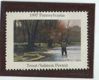U.  S.  Stamps Pa Fishing 1997,  Lh,  Vf (x1993n)