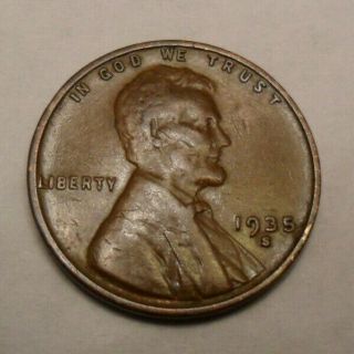 1935 S Lincoln Wheat Cent / Penny Vf - Very Fine