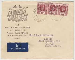 Mauritius 1948 Mauritius Correspondence & Exchange Club Official Illust Cover