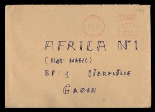 Dr Who 1997 Central African Republic Bangui Metered To Gabon E67601