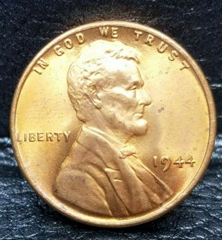 1944 Lincoln Wheat Penny Cent - Brilliant Uncirculated " Stunning " 13