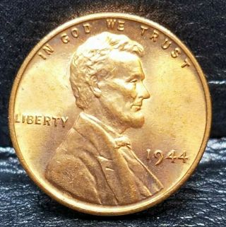 1944 Lincoln Wheat Penny Cent - Brilliant Uncirculated " Stunning " 17