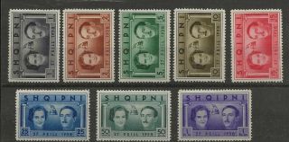 Albania Sc 281 - 8 Mh Stamps