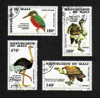 Mali 1985 Audubon/ Birds Complete Set Of 4 Values (sg 1073 - 1076)