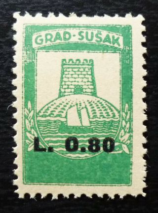 Croatia Italy Istria Revenue Stamp N4
