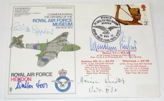 Stamps - Great Britain - Opening Of Royal Air Force Museum 1972 (signed).
