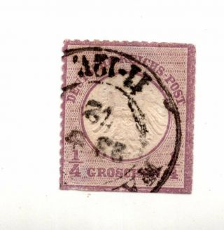 Germany Sc 1 Cv$100 Deutsche Reich Stamp Id 834