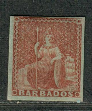 Barbados Sc 4 M/h/f - Vf,  Cv.  $130
