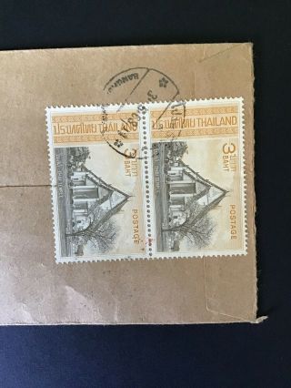 1968 Thailand Registered Express Cover To England.  Tidy. 3
