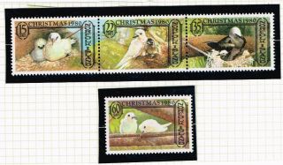 Norfolk Island Fauna Birds Set 1984 Mnh