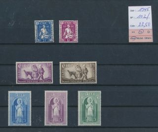 Lk60447 Ireland 1945 Religious Stamps Fine Lot Mh Cv 22,  5 Eur